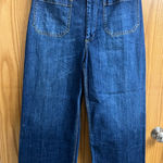 Anthropologie Maeve The Colette Denim High-Rise Cropped Wide-Leg Jeans NWT Photo 0