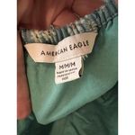 American Eagle Tie Back Cutout Ditsy Floral Lined Mini Dress Blue Size Medium Photo 7