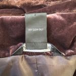 Vintage Y2K Autograph New York Brown Velvet Cropped Button Front Jacket Size 6 Photo 5