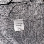 Gibson  heather Gray Knit Wrap Top sweater shirt woman’s medium Photo 3