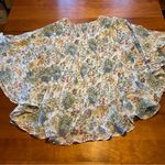 Sundance NWOT  Multicolor Floral Pintuck Blouse Small Photo 3