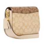 Coach  Morgan Saddle Bag In Blocked Signature Canvas # CH507 Photo 3
