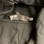 Moschino Love  Black Hooded Sweatshirt with Button Detail Photo 3