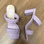 DV by Dolce Vit MOVING SALE Dolce Vita Paily Braided Lilac Purple Leather Block Sandal Heels Photo 4