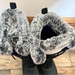 Khombu Boots Womens 7 Black Ellie Lug Sole Faux Fur Lined Mid Calf Waterproof Photo 5