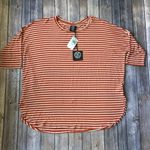 Bobeau New Boutique Striped Dolman Short Sleeve Top Women M 8 10  Jersey Knit Photo 0