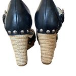 Michael Kors Somerly Platform Studded Leather Espadrille Wedge Sandal size 7 Photo 6