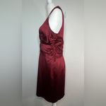 Jones New York  Backless Burgundy Formal Party Bridesmaid Sleeveless Dress petite Photo 1