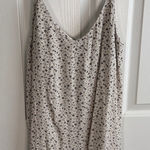 Brandy Melville v neck floral spaghetti strap mini dress size OS Photo 0