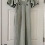 Love Bonito Flutter Sleeve Dress size 4 Green Photo 4