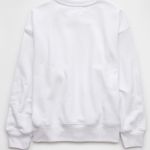 American Eagle  Outfitters Classic White Crew Neck Sweater Photo 2