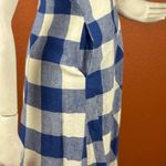 Maeve  Blue and White Asymmetrical Wrap Sundress Size XSP. A14 Photo 9