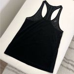 Lorna Jane Black Mesh Racerback Tank Top in Size XS Photo 1