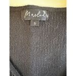 Marled Tank V Neck Black Shirt Size small NWoT knit‎ style top vest ribbed Photo 1