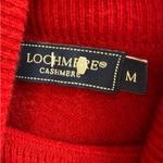 Lochmere Cashmere Sweater Red Turtleneck Roll Neck Medium Women’s Great Cond Photo 3
