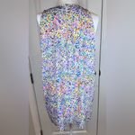 Adrienne Vittadini Boho Colorful Coastal Resort Brunch Sleeveless Blouse Top L Photo 3