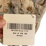 Angel Biba Fall Floral Sleeveless chiffon Mini Dress Cream Yellow Boho Western Photo 3