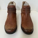 FREEBIRD by Steven  Slay Brown Bootie Zip Boot Leather Triple Strap Size 11 Photo 1