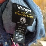 Wrangler Yellowstone denim pearl snap shirt Photo 3