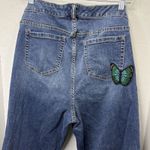 Torrid  Premium Denim Boyfriend Stretch Jeans Size 18 Butterfly Patch Photo 4