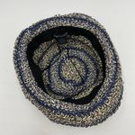 Steve Madden  Blue & Tan 100% Paper Yarn Bucket Hat Size O/S Photo 2
