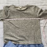 J. Crew Factory sweatshirt chambray skirt dress. Gray Size XXS Photo 8