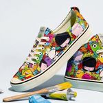 Cariuma Footwear Cariuma OCA Low-Top Toz Canvas Sneaker | Size W5 | Rainbow/multicolored 🌈 Photo 1