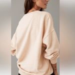 American Eagle  oversized logo sweatshirt Rolling Stones size small nwot oatmeal Photo 13