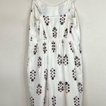 Madewell  Sandstar dress size 0 100% silk vine floral faux wrap cami ivory red Photo 4