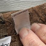 Vintage Patchwork Banded waist Lightweight Button Jacket. Sz.M Brown Size M Photo 4