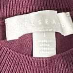 Nordstrom Chelsea28 Sleeveless Midi Sweater Dress women’s Large Burgundy $119 Photo 8