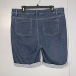 Time & Tru Mid-Rise 9” Cuffed Denim Medium Washed Blue Jeans Women’s Plus Sz 16 Photo 3
