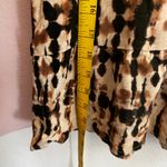 Brown Tie Dye Peplum Tank Top, Boho, Y2K, Cottagecore, Earthy, Vintage, XL‎ Photo 3