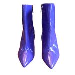 IDENTITA "DALIT" PURPLE PATENT LEATHER HANDCRAFTED ITALIAN BOOTS (37) Size 6 Photo 3