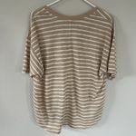 Faherty Linen Oceanside Striped Top in Neutral (M) Photo 5