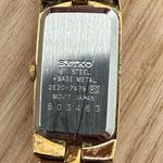 Seiko Luxury Ladies Watch Gold-Tone Dial, Case, Bracelet, Hands New Battery Photo 10