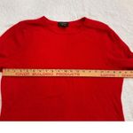 Charter Club  Luxury 100% Cashmere Red Crewneck Sweater Size XL Photo 3