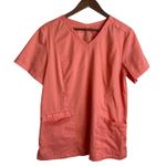 Matrix by Maevn Scrubs Women Top L Orange Medical Uniform Nurse Workwear Dental‎ Purple Size L Photo 0