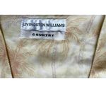 Vintage Tropical Pastel Rayon Vest From Livingston Williams Size Medium/ Large Yellow Photo 6