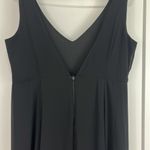 Show Me Your Mumu X-Large Black Tank V-Neck Maxi Crepe Formal Dress Photo 8