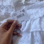 American Eagle White ruffled  skirt Photo 2