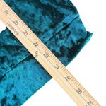 Emma & Sam Women Oversized Crushed Velvet Top Size‎ XS Green Drop Sleeve Whimsigoth NEW Photo 8