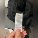 Madewell  Black Wide-Leg Pants. Size 0p. Photo 3