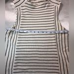 Madewell  White and Black Striped Tank Top Photo 7