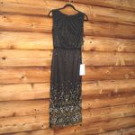 Mac Duggal  5796 Womens Black High Neck Embellished Column Dress Runs Small Photo 6