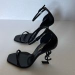 Saint Laurent Opyum YSL High Heel Patent Leather Sandal Pumps Black Size EU 39.5 Photo 3