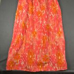 Time and Tru Womens XXL 20 Coral Orange Empire Dress Ruffle Tank Sleeves Lined Pink Photo 1