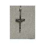 Vintage Italian Rosary with Pope Francis Coat of Arms Case, Made in Italy Silver Photo 1