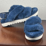 Koolaburra by Ugg Women’s Faux Fur Hard Bottom Sandals Size 7 NEW!!! Photo 0