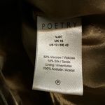 Poetry  Silk Velvet Duster Jacket Evening City Green Size US 12 Photo 8
